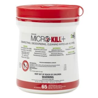 WIPE, GERM, MICRO-KILL+ ALC, 10X10'', 65CT, 12.0 Can/CS