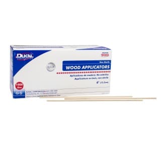 Wood Applicators 6 Non-Sterile - 1000BX 30 BXCS - 9000