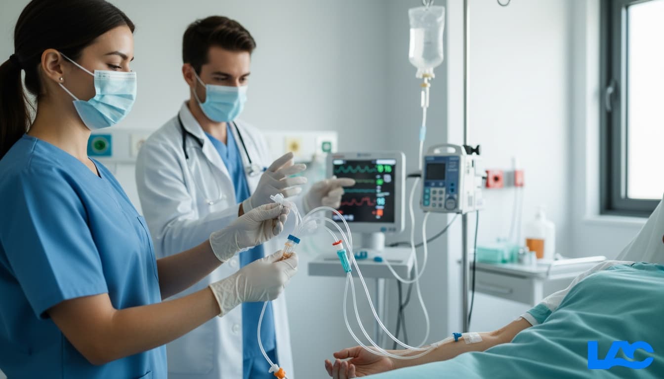 Professional IV extension sets for safe intravenous therapy by LAC Health