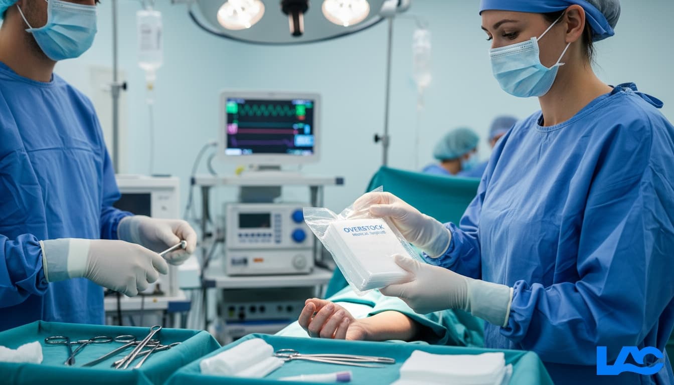 High-quality overstock medical supplies including gloves, masks, and equipment from LAC Health for trusted healthcare use