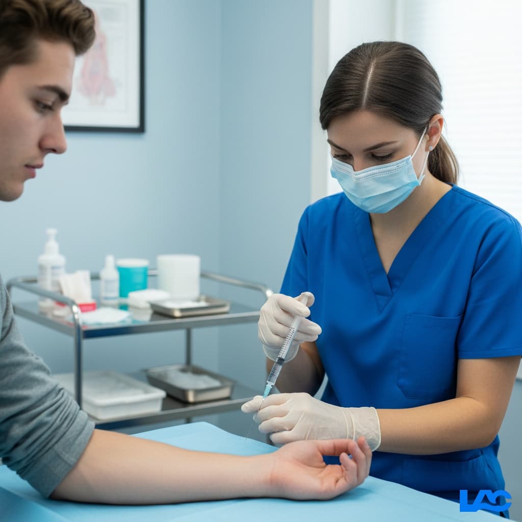 High-quality TB syringes by LAC Health for precise tuberculin skin testing