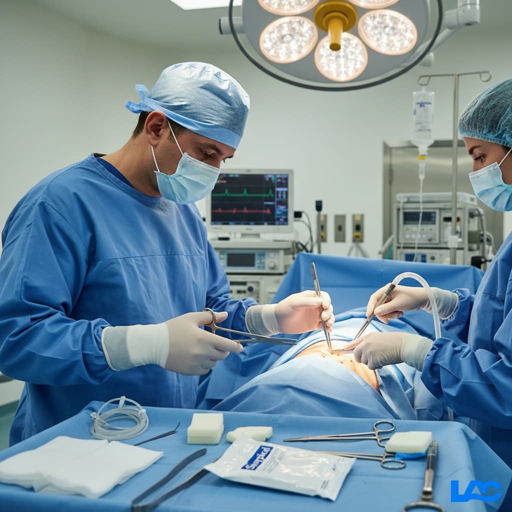High-quality surgical supplies including instruments and equipment by LAC Health for professional healthcare use