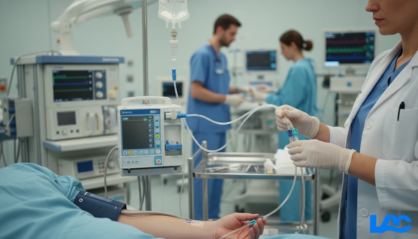 High-quality IV extension sets from LAC Health for professional medical use