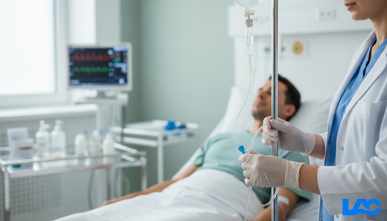 Professional medical-grade IV sets for precise intravenous therapy by LAC Health