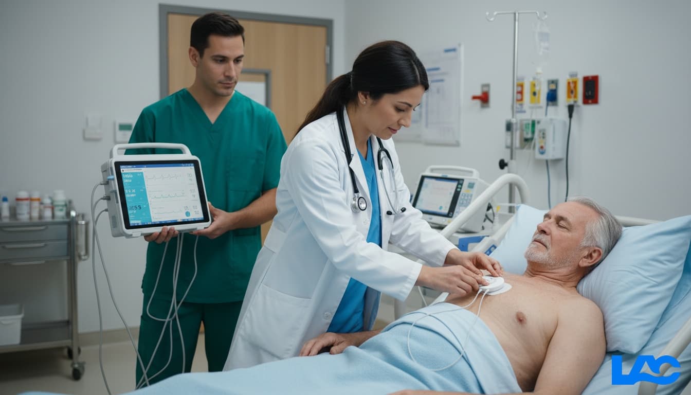 Professional medical monitoring systems by LAC Health ensuring high-quality patient surveillance and clinical accuracy