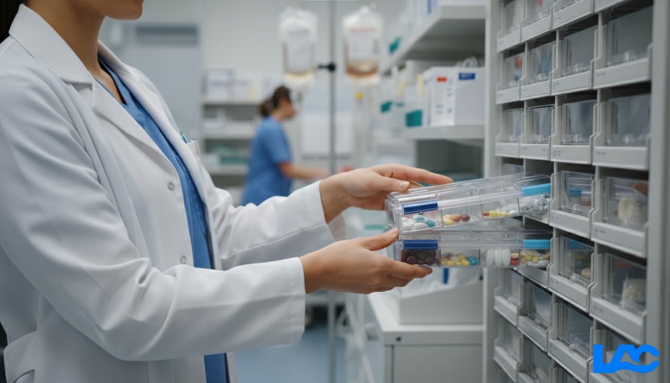 High-quality professional medication cassettes for automated dispensing systems by LAC Health