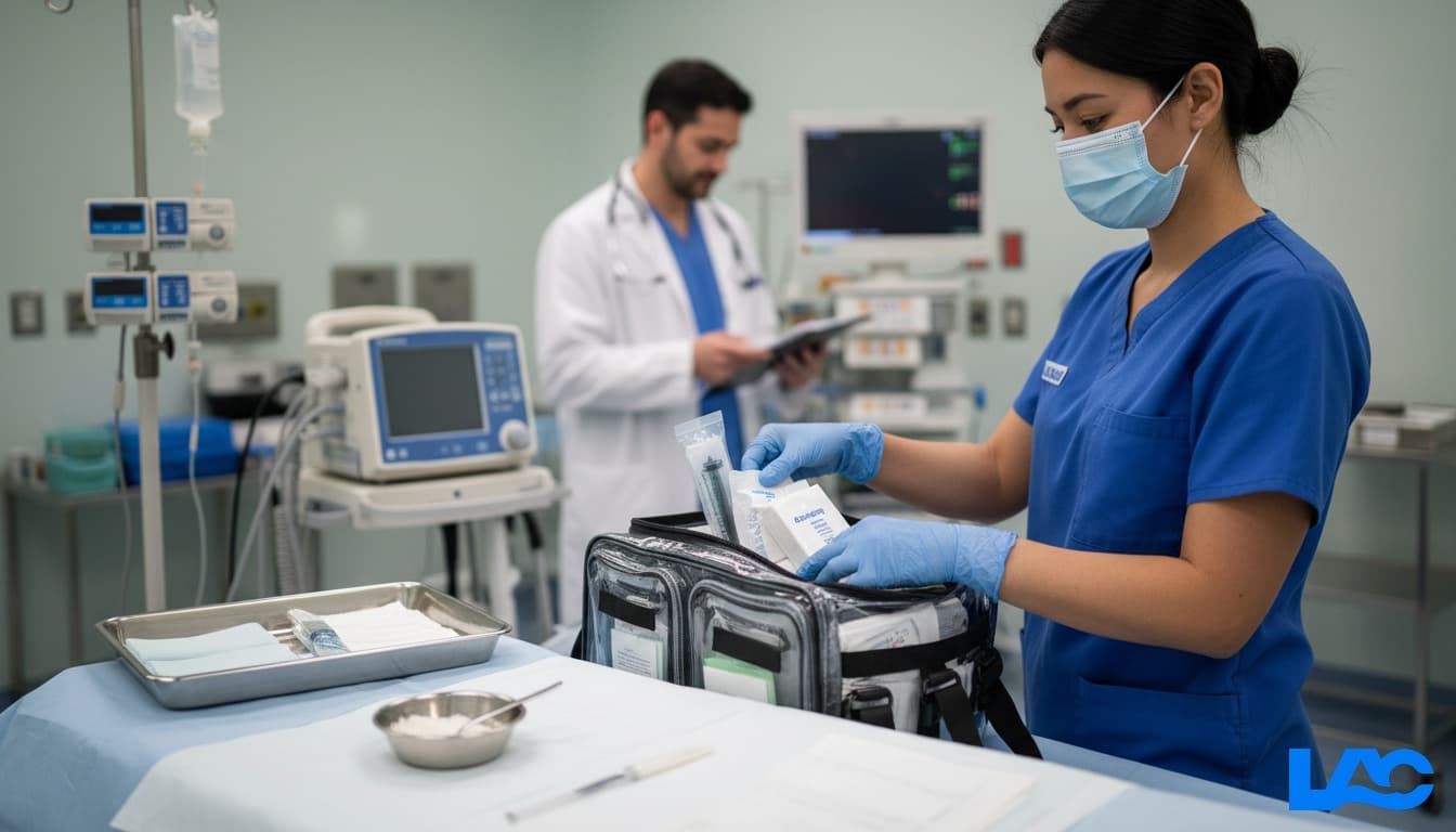 Reload medical supplies kit with high-quality first aid refill components by LAC Health