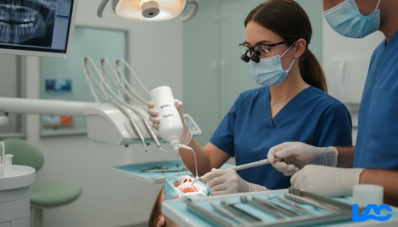 Professional dental and oral care supplies for clinical use by LAC Health