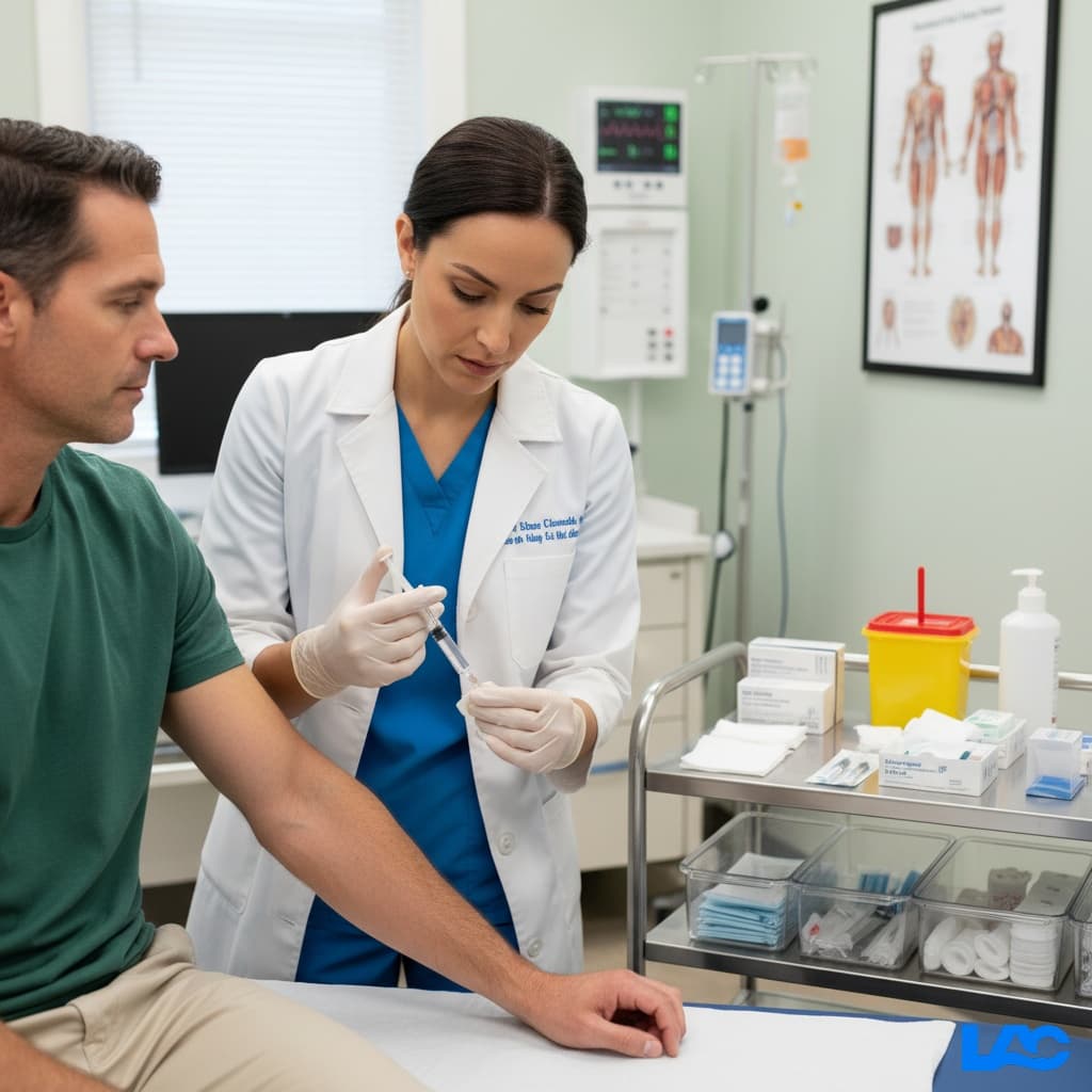 High-quality professional injection needles from LAC Health for medical use