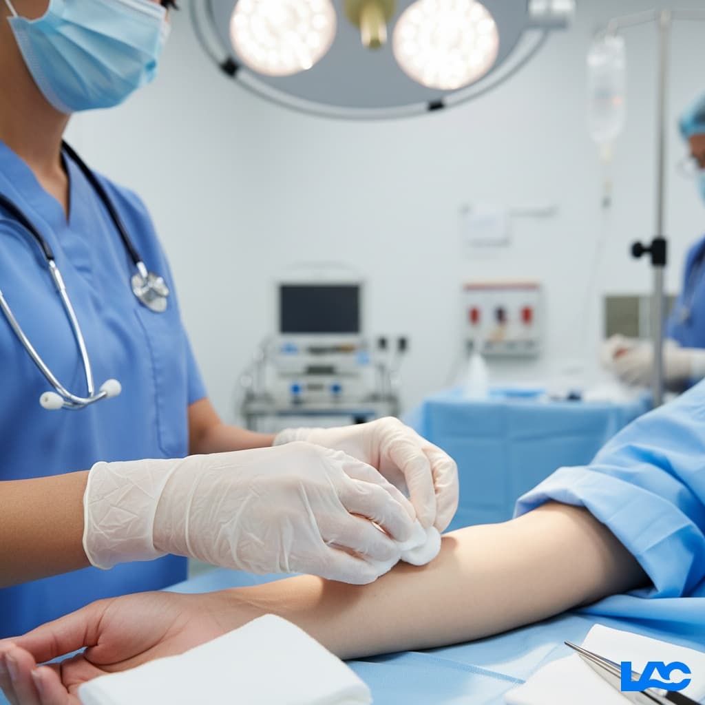 High-quality Triflex gloves by LAC Health for professional medical examination and healthcare use