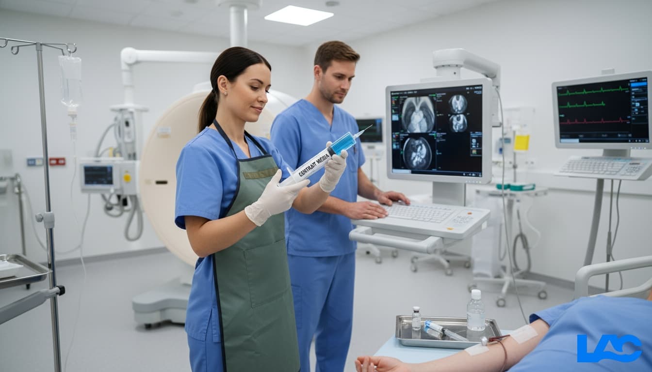 Professional contrast media for advanced diagnostic imaging by LAC Health in medical settings