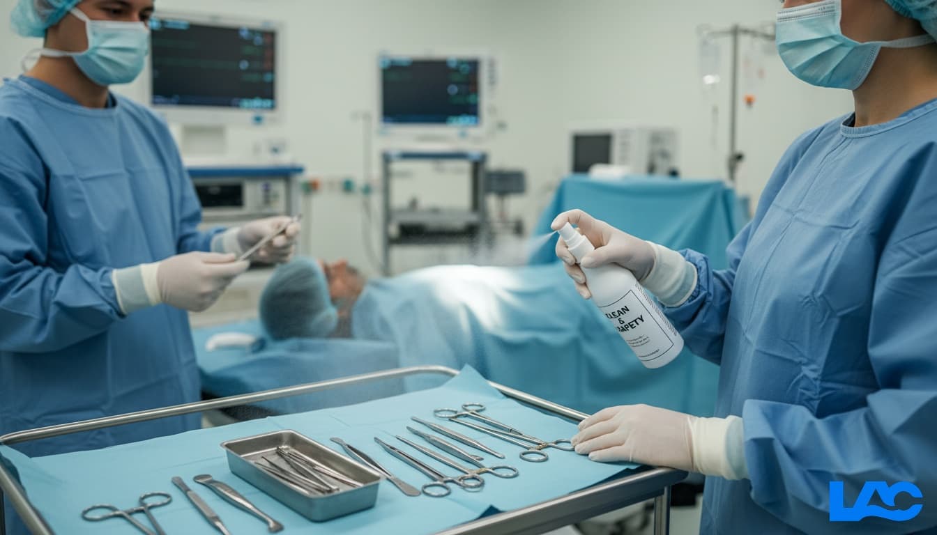 Professional medical cleaning and safety supplies for healthcare facilities by LAC Health