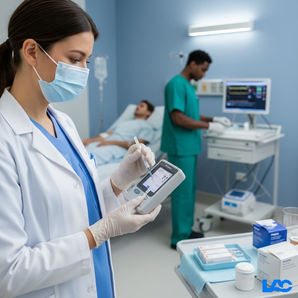 Professional point-of-care lab testing supplies for rapid clinical diagnostics by LAC Health