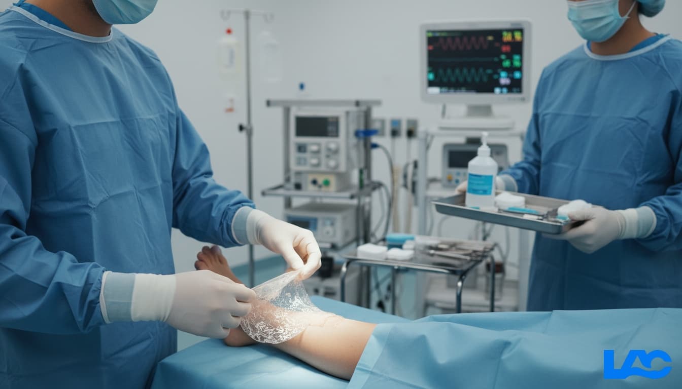 Premium advanced wound care products by LAC Health for faster, certified healing in medical settings