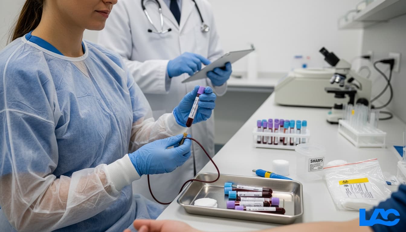 High-quality laboratory specimen collection supplies for accurate medical diagnostics by LAC Health