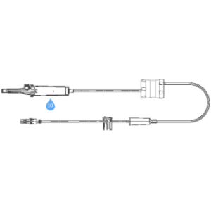 101 IV Admin Set wFlow Control & Filter - HLSF425562