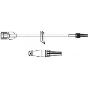 3IN (8 CM) APPX 0.2 ML  SMALLBORE HIGH PRESSURE EXT SET WPURPLE SLIDE CLAMP  LUER LOCK  DROP-IN MICROCLAVE - B33159