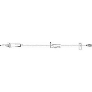 Basic IV Administration Sets  (15 dropsmL) Universal spike  roller clamp  slide clamp - 352601