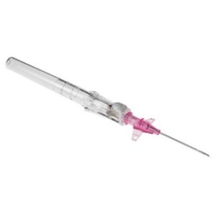 BD 382633 Insyte Autoguard BC Shielded IV Catheter With Blood Control Technology  Pink  Winged  50Box - 382633