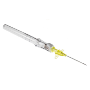 BD Insyte Autoguard BC Shielded IV Catheter With Blood Control Technology  Yellow  Winged  50Box - 382612