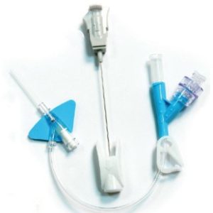 BD Nexiva Closed IV Catheter System Dual Port  22 G x 1.00 in. (0.9 mm x 25 mm)  Blue  20Box 80Case - 383532