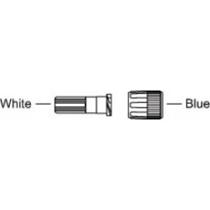 CAP LUER DEAD ENDER FEMALEMALE CONNECTION LATEX-FREE (100CS) - MX490C