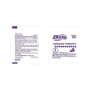 Cleansing Towelette 5 x 8 - Non-Sterile  1PK  1500 PKCS - 858-1000