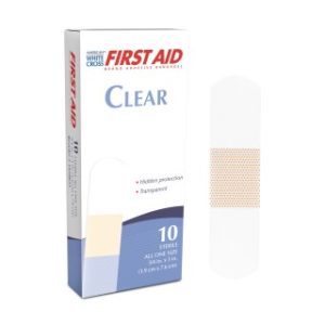 Clear Adhesive Bandages 34 x 3 - 10BX  288 BXCS - 1410033