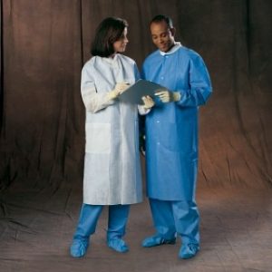 Coat Lab 3-Layer Fabric Basic Plus Unisex Lg Blue Disp 25Ca - 10032