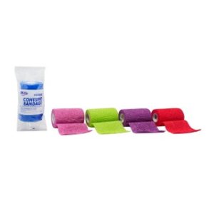 Cohesive Bandage 4 x 5 yd  Assorted  Non-Sterile  1PK - 8045AS