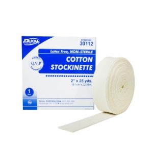 Cotton Stockinette  2 x 25 yd  Non-Sterile  1BX - 30112