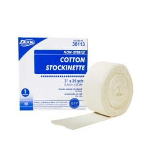 Cotton Stockinette  3 x 25 yd  Non-Sterile  1BX - 30113