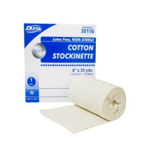 Cotton Stockinette  6 x 25 yd  Non-Sterile  1BX - 30116