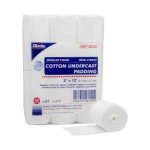 Cotton Undercast Padding  2 x 12'  Non-Sterile  24 RLBG - 30122