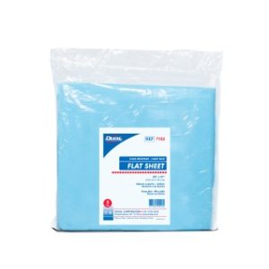 Disposable Flat Sheet  Fluid Resistant  Blue  Non-Sterile - 7102