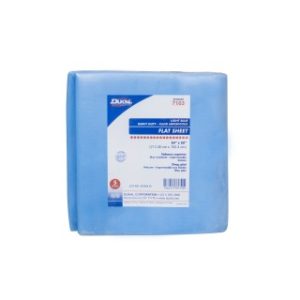 Disposable Flat Sheet  Heavy Duty  Fluid Impervious  Blue - 7103