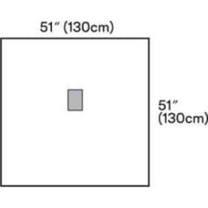Drape Incise Steri-Drape Opth Film 51x51 Medium Clear 10BX  4 BXCS - 1060