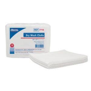 Dry Washcloths 10 x 13 - 50BG  10 BGCS - 7710