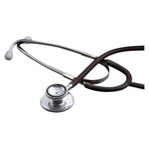 Dual Head Stethoscope  Black  1BX - 1200