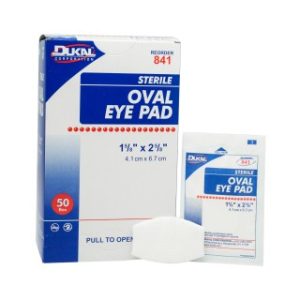 Eye Pad 1-58 x 2-58  Sterile - 1PK  50 PKBX  12 BXCS - 841