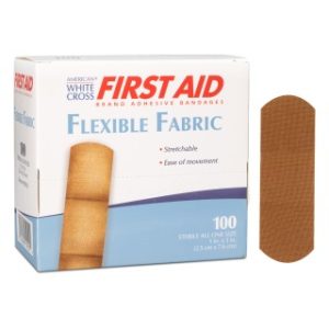 Flexible Fabric Adhesive Bandages  1 x 3 - 100BX  12 BXCS - 1595033