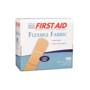 Flexible Fabric Adhesive Bandages  34 x 3 - 100BX  12 BXCS - 1580033