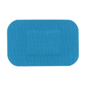 Flexible Metal Detectable Adhesive Bandages 2 x 3  Blue  Patch  1500CS - 16481