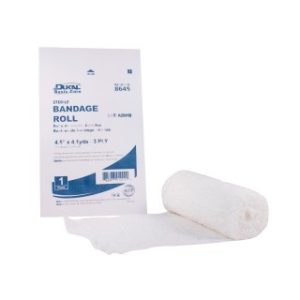 Fluff Bandage Roll  Basic Care  4 x 4.5 yd 3-Ply  Sterile - 8645