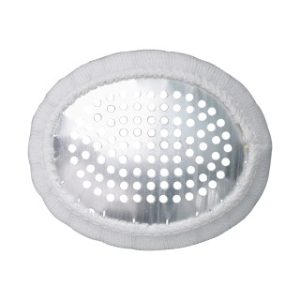 Fox Aluminum Eye Shield with Cover  White  50BX - 4476-1