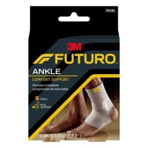 FUTURO Comfort Ankle Support  Small  3PK  8 PKCS - 76581ENR