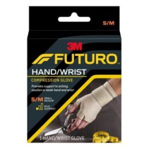 FUTURO Compression Glove  Small Medium  2pk  6 pkcs - 09183ENR