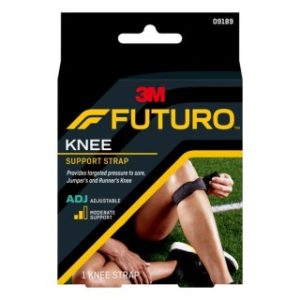 FUTURO Knee Support Strap  Adjustable  One Size  12.5 to 17.5 - 09189EN