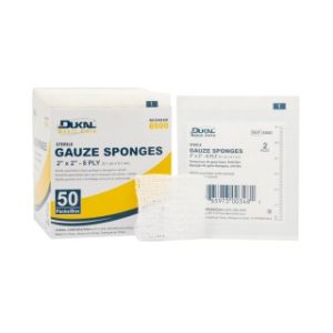 Gauze Sponge  Basic Care  2 x 2 8-Ply  Sterile - 8500