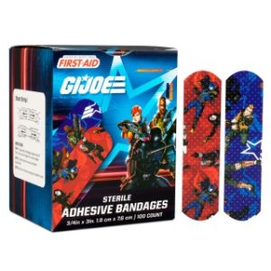 GI Joe Adhesive Bandages 34 x 3 - 1PK  100BX  2 BXCS - 1087752